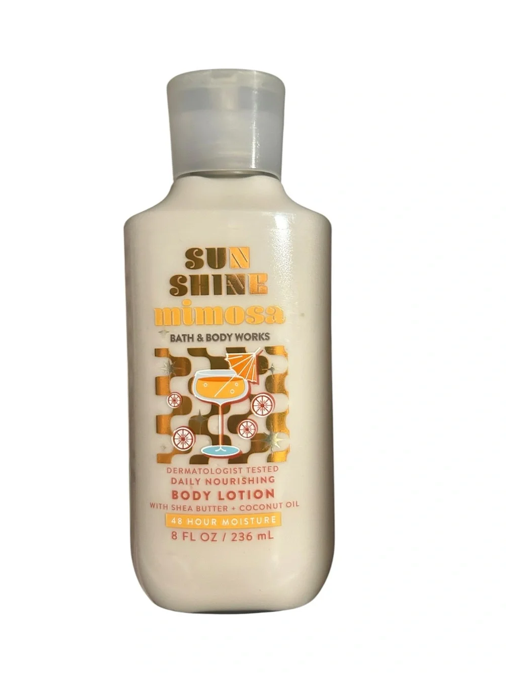 Bath & Body Works Sunshine Mimosa Body Lotion - Cream & Gold